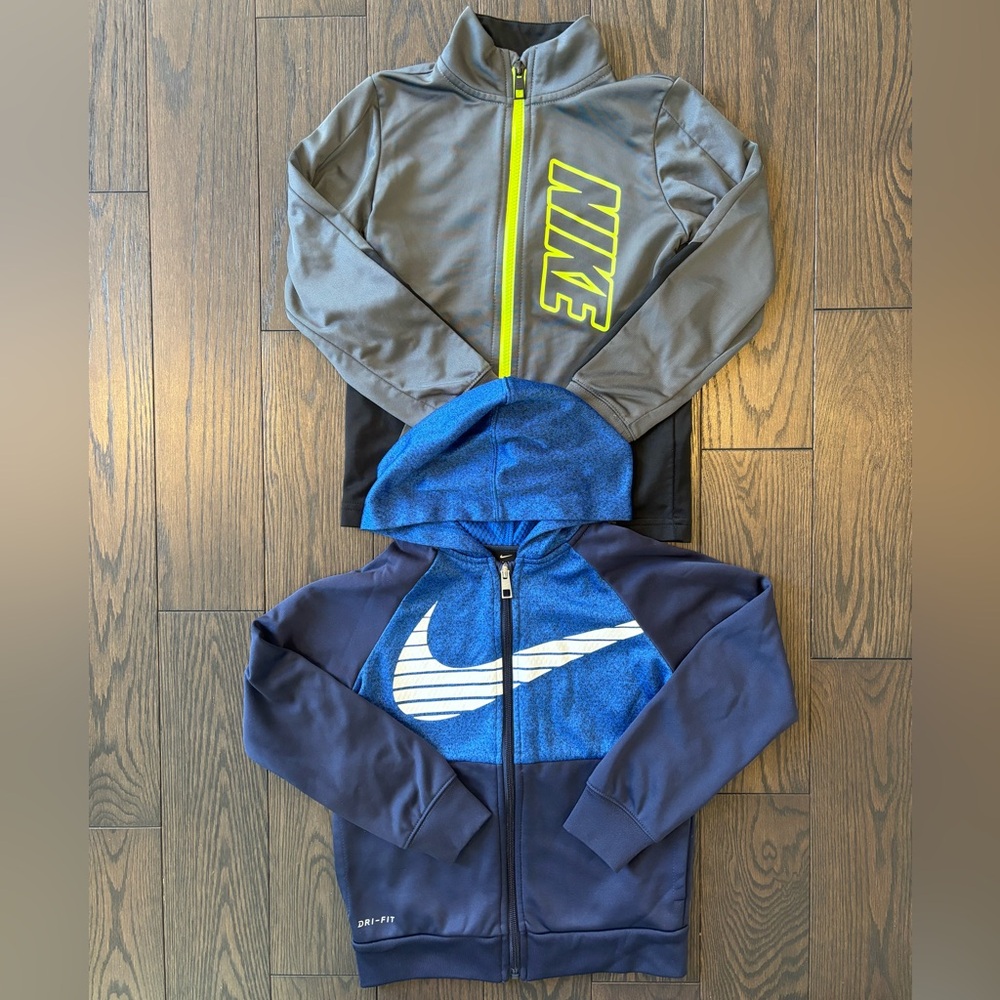 Boys Nike Track Jackets Bundle - size 6 and 6/7